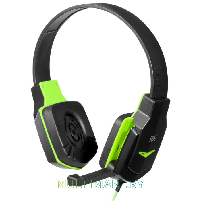 Наушники Defender Warhead G-320 (черный/зеленый)